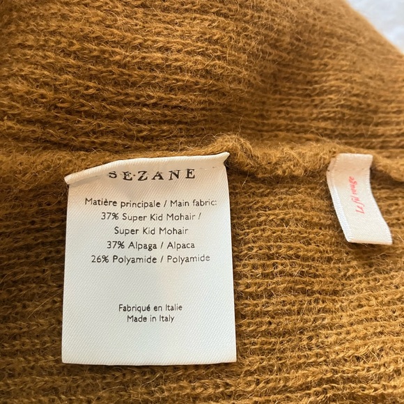 Sezane Caramel Gaspard Cardigan - Picture 5 of 6